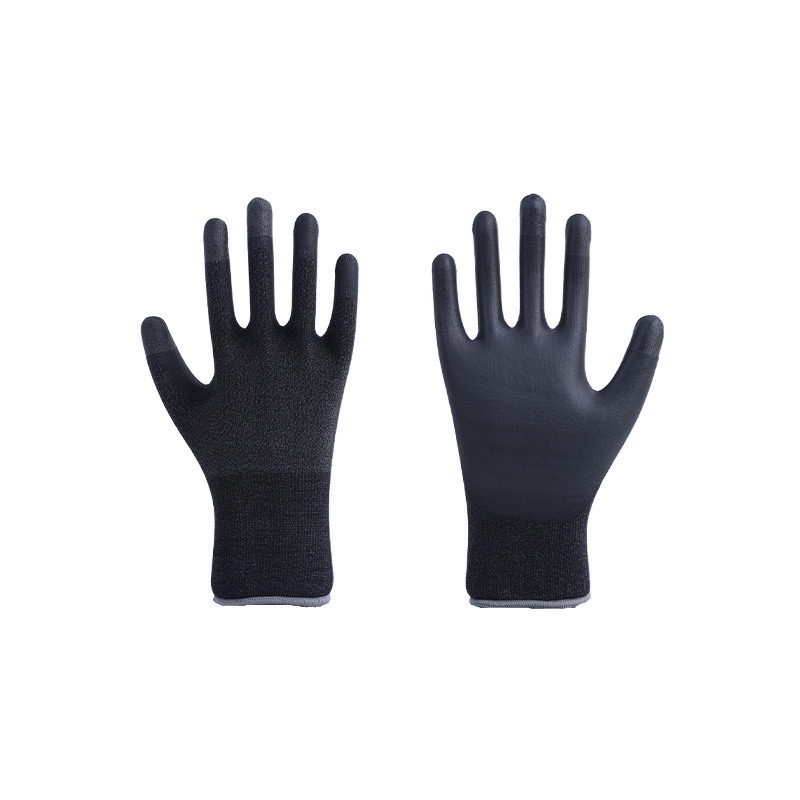 Fingerverstärkte PU-Handschuhe aus Nano-Polyester-Spandex